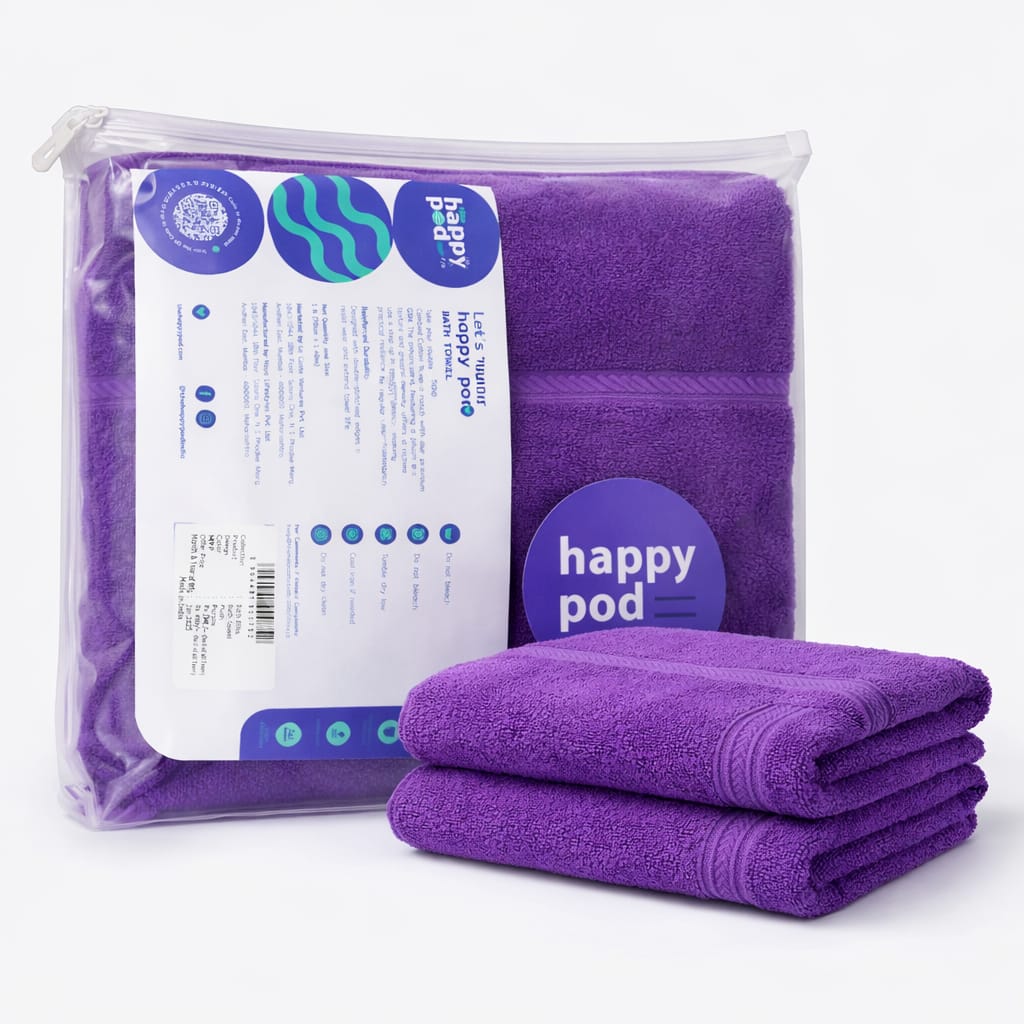 Happy Pod Soft & Absorbent Daily Use Towel