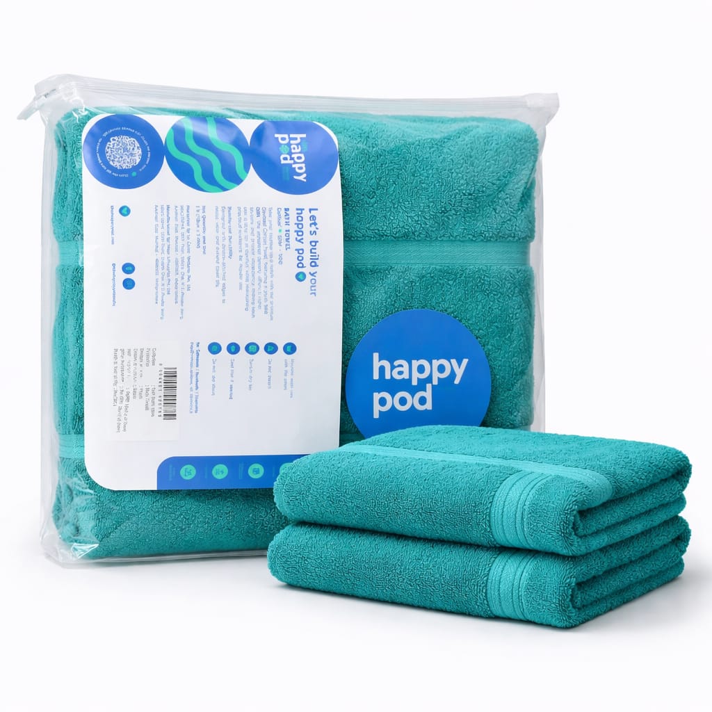 Happy Pod Soft & Absorbent Daily Use Towel