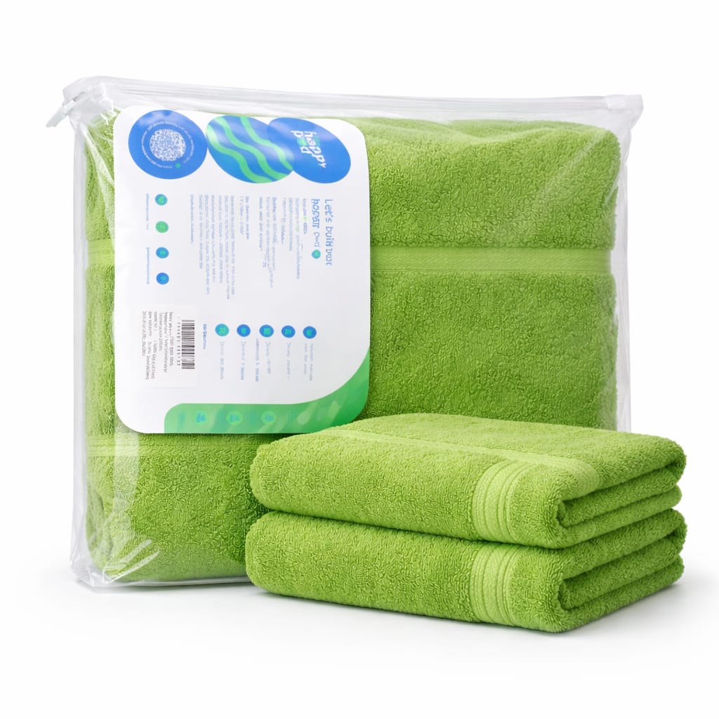 Happy Pod Bamboo Series Ultra Soft Bath Towel