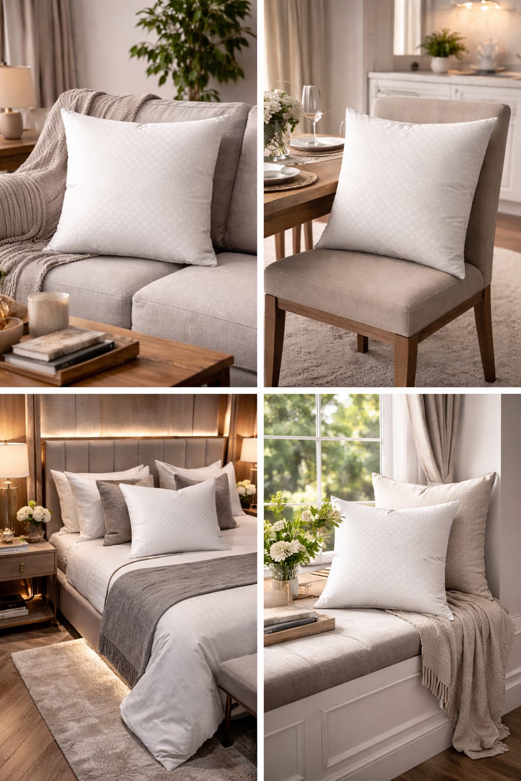 Premium Large Cushion 24×24 – Stylish Sofa & Bed Accent