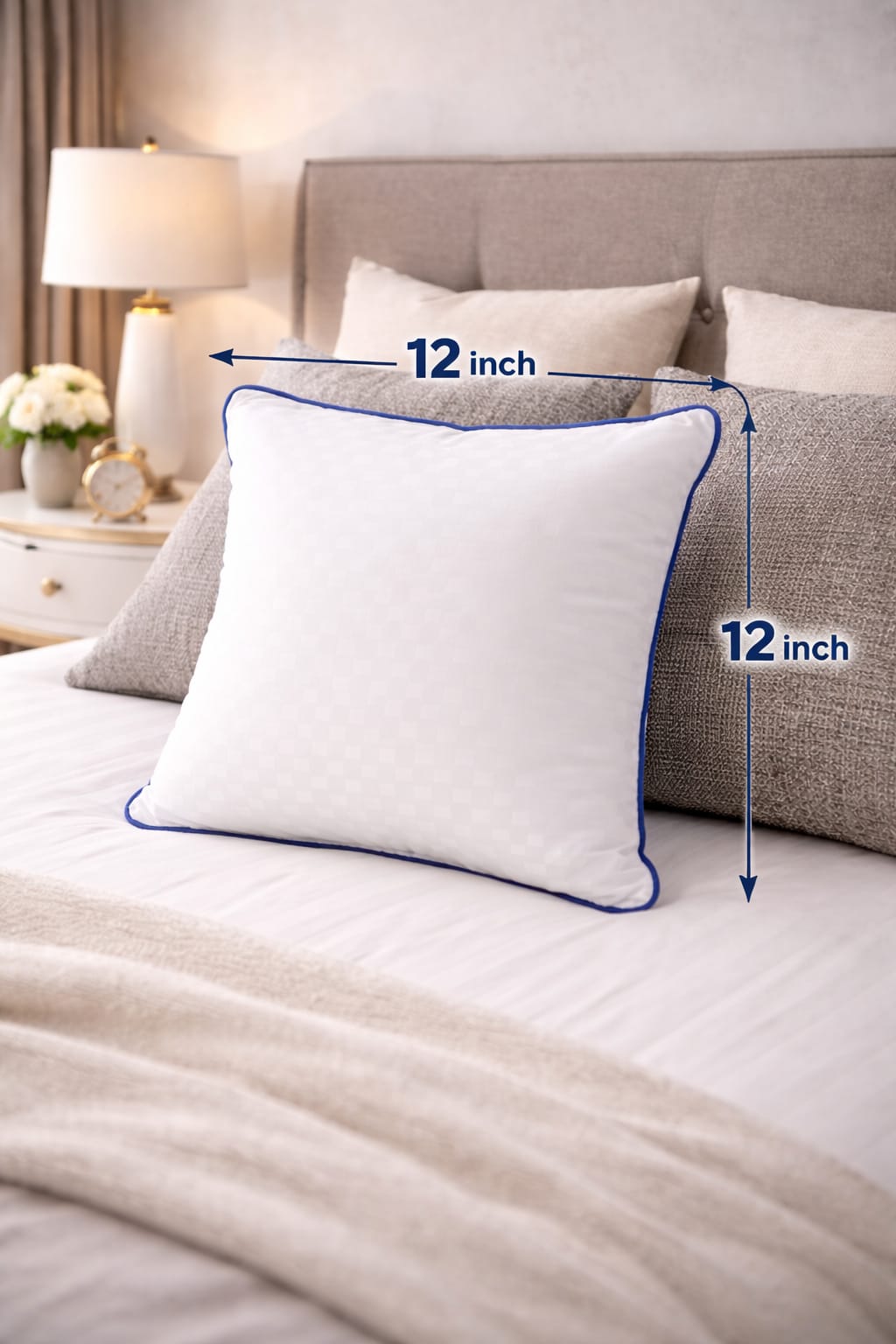 Elite Home 12×12 Cushion Comfort Set- 5 Pieces